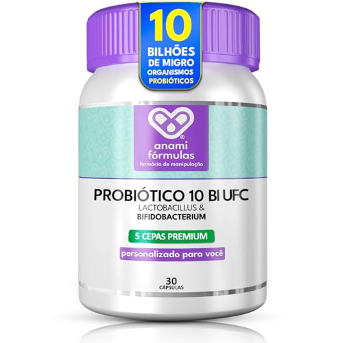 Probiótico 5 Cepas Premium Probiótico Intestinal 30 Cápsulas