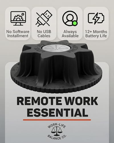 Image of Mechanical Mouse Jiggler - No USB, Undetectable Cordless Wireless Device, No Software | Randomized Mouse Mover Keeps PC Laptop Computer Awake, Silent Compact Automatic Wiggler for Remote Work | No Software, Automatic, Wireless, AA Battery 12-18 Months, Keeps PC Laptop Awake, Randomized Movement, Remote Work Wiggler