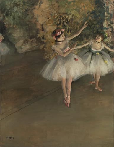 Art Impression Tableaux Deux danseurs sur scène Edgar Degas 60x90