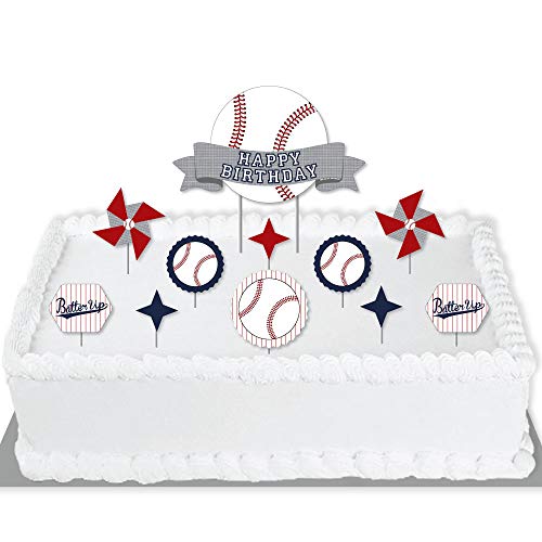 Big Dot of Happiness Batter Up - Baseball - Birthday Party Cake Decorating