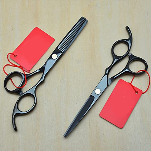 Ciseaux de coupe et amincissants pour coiffure lot de 2 pièces version H et L - 4