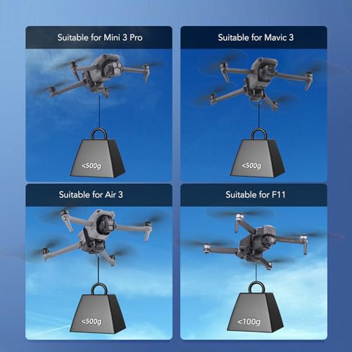 Airdropper pour drone 500m VGEBY lanceur charge utile pour Phantom 4 Pro et télécommande RC