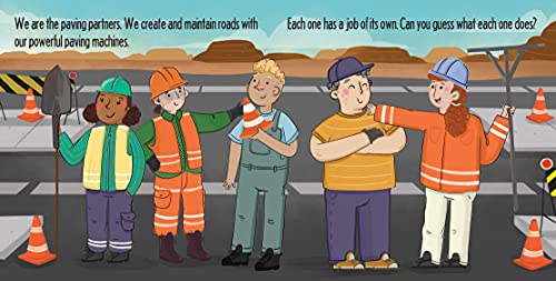 Paving Partners: A Lift-the-Page Truck Book (Finn's Fun Trucks) - Image 2