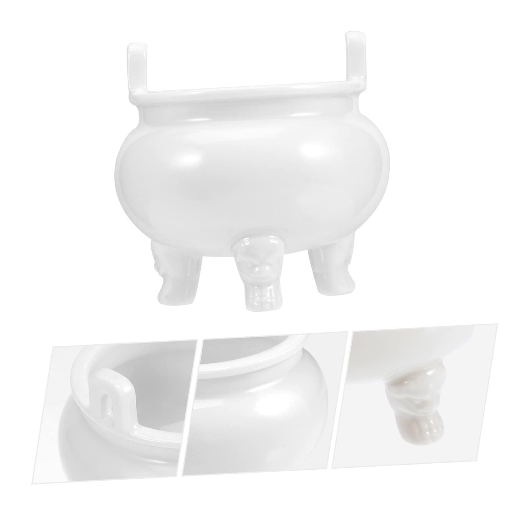 HJMMHX 4 szt. Kadzielnica ceramiczna kadzielnica w stylu chińskim uchwyt na kadzidło na kije Home Decor meble na stół