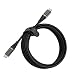 Produktbild OtterBox USB C-C USB PD 3M Robustes, geflochtenes Schnelllade-Kabel, Performance Plus Serie, Schwarz