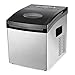 Produktbild GYC Consumer Und Commercial Eismaschine, Eiswürfel In 12-20 Minuten Fertig, 1500 Eisstücke In 12 Stunden, 15 Kg Fassungsvermögen 1,5 L Tank