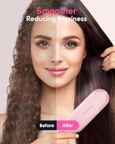 Image of Wavytalk Steamlin Pro Steam Straightener Brush, Wavytalk Sleek Sweep Ionic Hair Dryer Blac