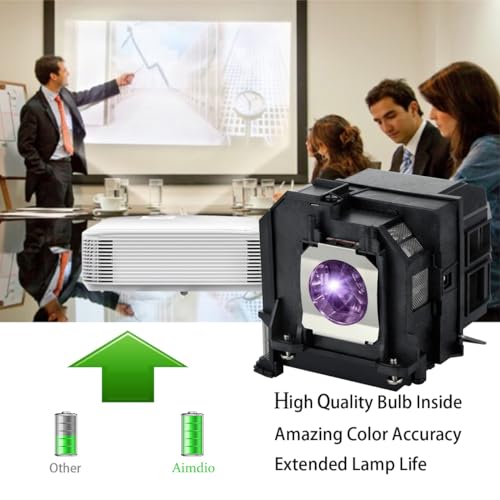 Aimdio Beamer Lamp Ersatzlampe für EPSON ELPLP91 EB-685Wi EB-685W EB-695Wi EB-680S EB-680 EB-685WS EB-685WT EB-695WT EB-695Wie Projektor