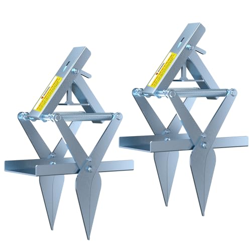 Mole Traps, 2 Pack Scissor Mole Trap with Rust-Proof Steel & High-Resilience Spring