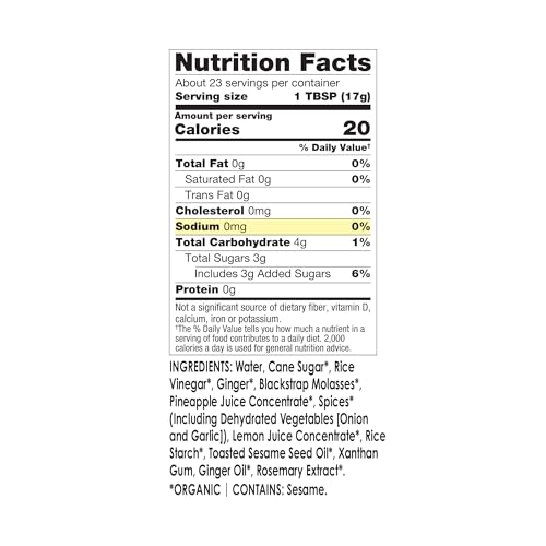 Mr. Spice 00024 Organic - Salt Free Sauce  thumb #3