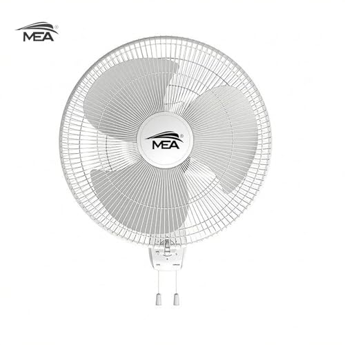 Image of MEA 16 Inch Wall Fan 400 mm Air Circulator for Home Office Shop | Wall Mount Cooling Fan with Oscillation | Powerful Air Throw, Multiple Speed Control | Durable Guard Design | Energy Efficient Motor