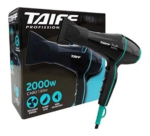 Secador De Cabelo Com Difusor Taiff 2000w Style Pro Salão - 127v