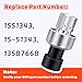 Osakesukar Car A/C Pressure Sensor 13587668 1551343 Compatible with Chevy Tahoe Sonic Malibu Camaro Caprice Colorado Equinox, Auto AC Refrigerant Pressure Transducer Switch