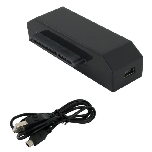 eForBuddy USB Hard Drive Transfer Kit for Xbox 360 Slim, Black