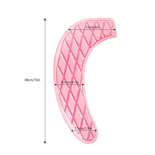 Owfeel Tank Lid Covers Pads, Gel Toilet Seat Cushion Cover Pad For Bathroom Travelling (Pink) #TOP1