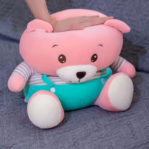 Image of Rudy's Pink Teddy Bear| Soft Toy for car Back Side| Soft Toy for Baby Girl | Teddy Bear Birthday Gift | 35cm | Soft Toys in Minimum Price| Stuffed Animal| Soft Toys for car Dashboard