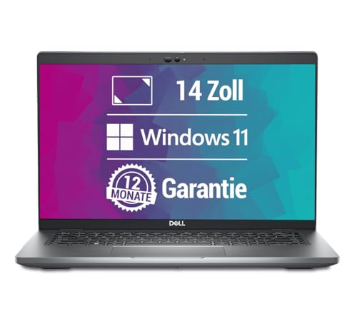 Dell Latitude 5430 14 Zoll Full HD Laptop Intel Core i5-1245U@ bis zu 4,4 GHz 16 GB 256 GB SSD mit Windows 11 Pro & GRATIS Antiviren-Software inkl. 12 Monate Garantie (GeneralĂĽberholt)
