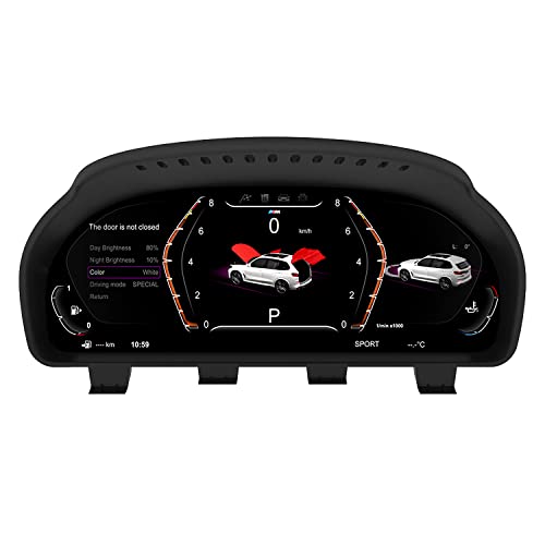 Car LCD Screen Meter Multimedia Cockpit Digital Dash Cluster Monitor, Supports HUD Function for BMW F Chassis Model, Fit CIC NBT EVO Different Interface Upgrade…