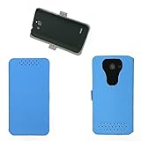 QiongniAN Hülle für Huawei Ascend G730 hülle Schutzhülle Hülle Cover Lake Blue