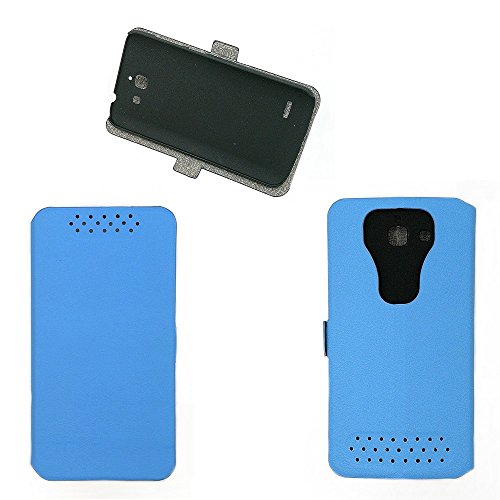 QiongniAN Hülle für Huawei Ascend G730 hülle Schutzhülle Hülle Cover Lake Blue