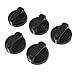 TMP1105 Hook-Latches 5pcs Cooker Gas Stove Plastic 8mm Dia Hole Rotary Knobs for Stove