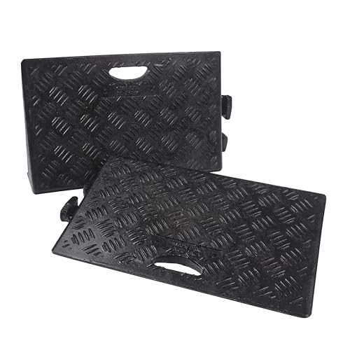 Pack of 2 Black kerb ramps