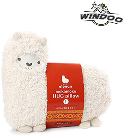 SAVYOU White color Aunt Merry Mokomoko Llama Alpaca Hug Pillow Cushion Doll by zZZ