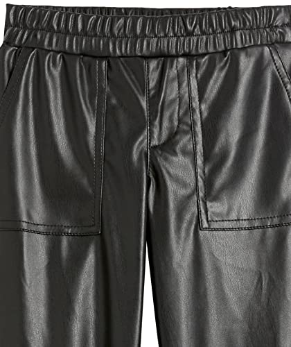 Image of [BLANKNYC] Girls' Luxury Clothing Vegan Leather Jogger, Comfortable & Stylish Pants