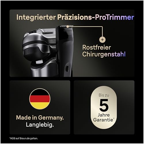 Braun Rasierer Herren Elektrisch Series 9 Pro+, 9677cce, Silber – Ansicht 6