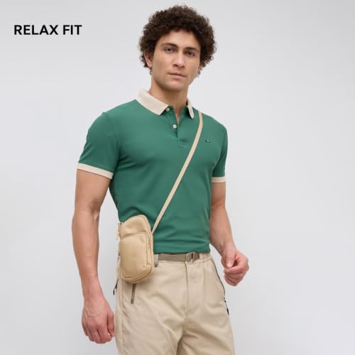Image of Nostrum Mary Half Sleeve Polo T-Shirt with Two-Tone Collar, Stylish T Shirt for Men, Polo Tshirts for Men, Cotton T Shirt for Man, Casual Tshirt for Mens Boys