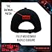 DC Comics The Batman Dad Hat, Embroidered Logo Adult Baseball Cap with Flat Brim, Black, One Size