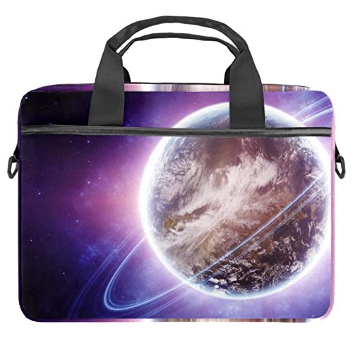 Sacoche ordinateur 13.3 pouces violette style galaxie pour aller en cours ou au bureau