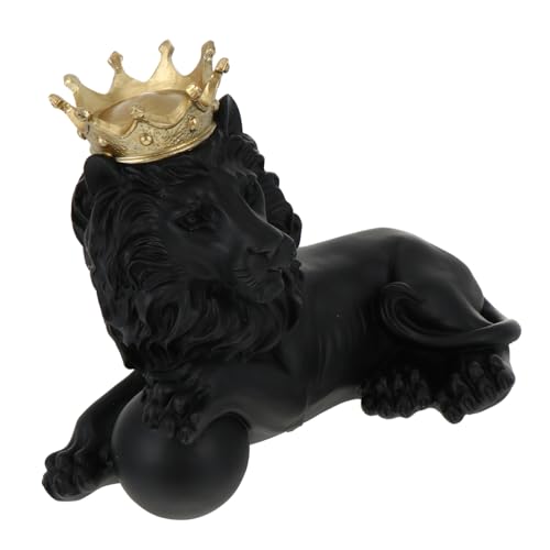 Creative lion shape resin desktop decoration pour cadeau élégant