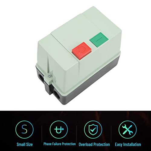 Kadimendium Motor Starter Magnético para Motor Eléctrico Control Motor Interruptor Motor de Arranque para Fase Única y 3 Fases 23 a 32A miniatura 2