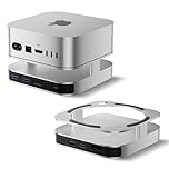 BENFEI Mac mini M4 Dock, Mac mini M4 Stand with NVMe SSD Enclosure, 4K DisplayPort Hub for M4 &M4 Pro (2024), 10 Gbps 1 x USB C & 1 x USB A 3.2, 5 Gbps 3 x USB A 3.0, SD/TF 170 MB/s