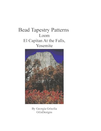 Bead Tapestry Patterns Loom El Capitan At the Falls, Yosemite