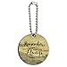 Remember I Am with You Always Matthew 28:20 Snowy Mountain Wood Wooden Round Keychain Key Chain Ring