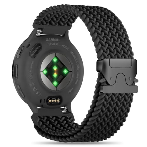 �ґg�i�C���� 18mm Garmin Venu 3S �E�H�b�`�o���h Venu 4 41mm/Venu 2S �\�t�g�t�@�u���b�N�X�g���b�v���X�g�o���h Forerunner 255S/265S/Vivoactive 4S/Vivomove 3S�p �p���V��