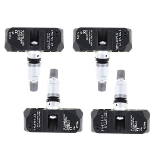 Capteur TPMS 36236798726 de valve pour pression des pneus de voiture - Lot de 4