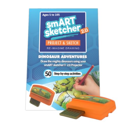 Flycatcher Smart Sketcher 2.0 Cartridge – Dinosaur Adventures – 50+ Step-by-Step Activities - Expansion Pack for Kids Ages 5+