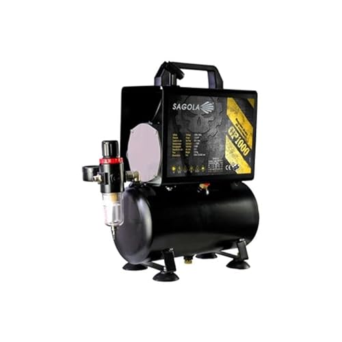 Sagola CP 1000 Compressor for Xtech Airbrushes | 110-130V, 60Hz