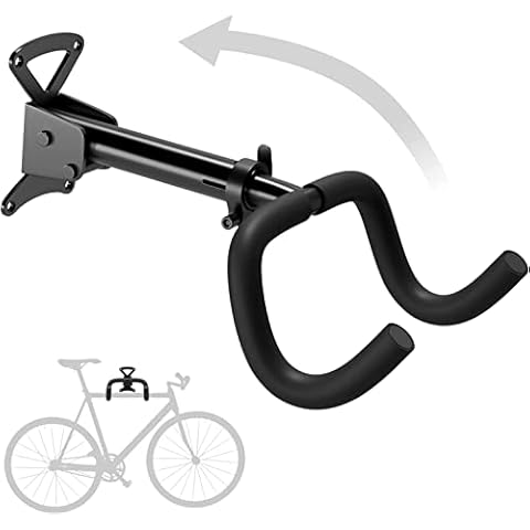 Bicycle Holder Bicycle Wall Mount Bicycle Hanger Wall Mount Wall Hanger Wall Hook Foldable for Bicycle Road Bike Mountain Bike for Wall in Apartment Cellar Garage Cover