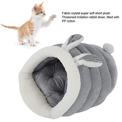 Cama de gato, camas de gato para gatos de interior, casa de gato, caverna de cama de gato, orelhas d