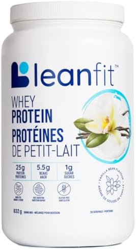 LEANFIT WHEY PROTEIN Natural Vanilla – 100% Whey Protein Powder, ...
