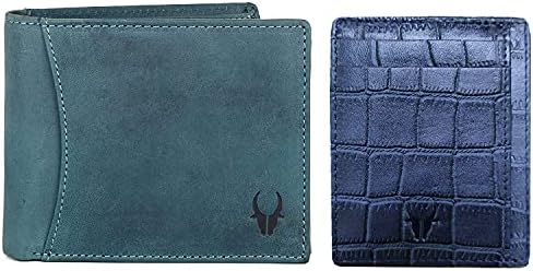 WildHorn® RFID Protected Genuine Leather Wallet for Men's