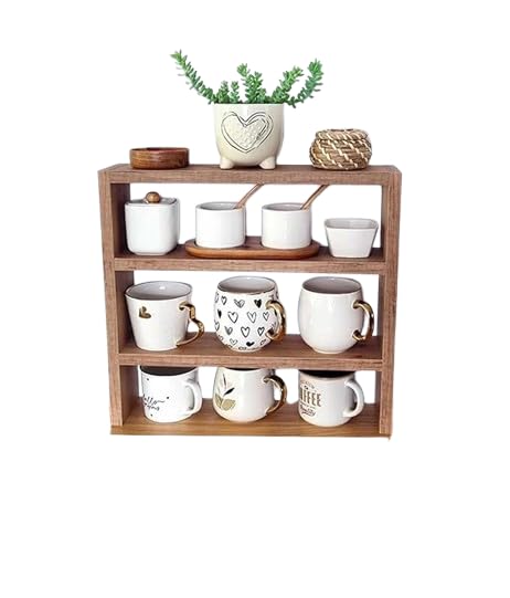 Wood Kitchen Counter Shelf Modern Farmhouse Kitchen