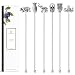 8" Beverage Stirrers Stainless Steel Stir Sticks Coffee Stirrers Reusable Drinking Sticks by Homestia Set of 5
