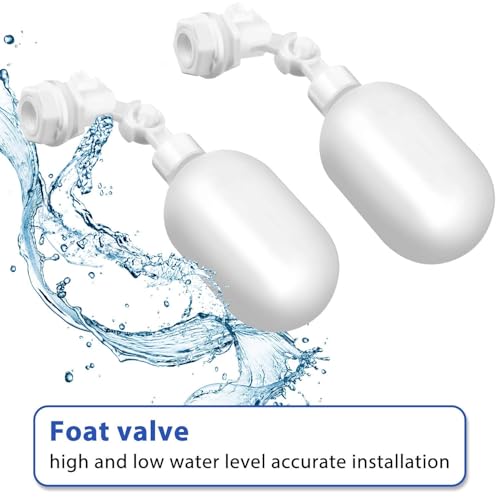 Image of Water Dispenser Automatic Float Ball Valve with Connector & RO Pipe 1 /4 Inch