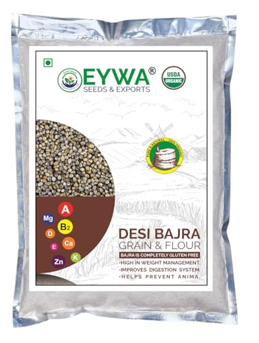 Image of Eywa Organic Bajra flour (5 kgs) For Eating And Cookings|Pearl Millet Flour | Produce of India from Organic Farms