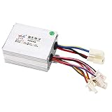 Pwshymi Controlador de Motor de Velocidad de Cepillo, Controlador Cepillado de Bicicleta Eléctrica Confiable de 36 V 500 W Aplicaciones Amplias para...